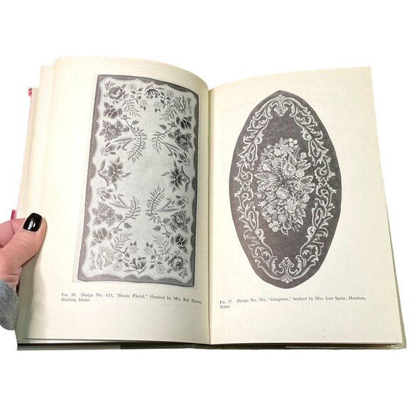 VTG RUG HOOKING MADE EASY BOOK 1955 CHARLOTTE KIM BALL STRATTON SIGNED ILLUST - Picture 5 of 8